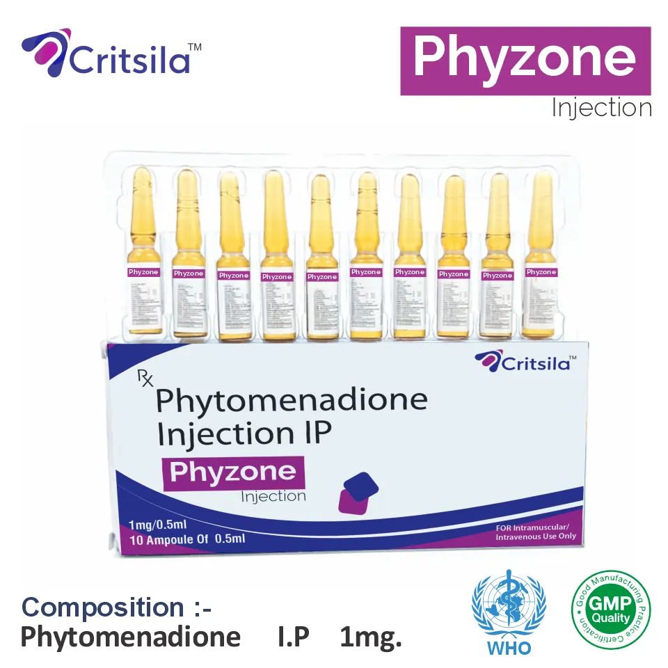 Phytomenadione 1mg injection best price for pharma franchise